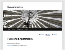 Tablet Screenshot of myapartment.co